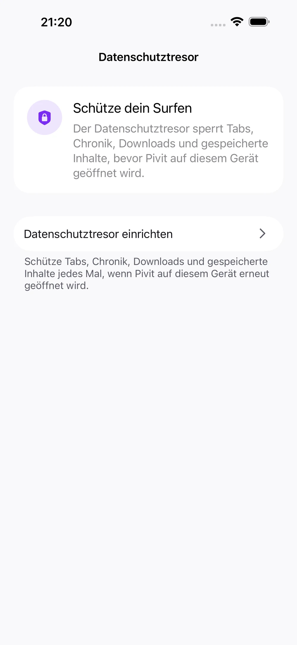 Privates bleibt persönlich.