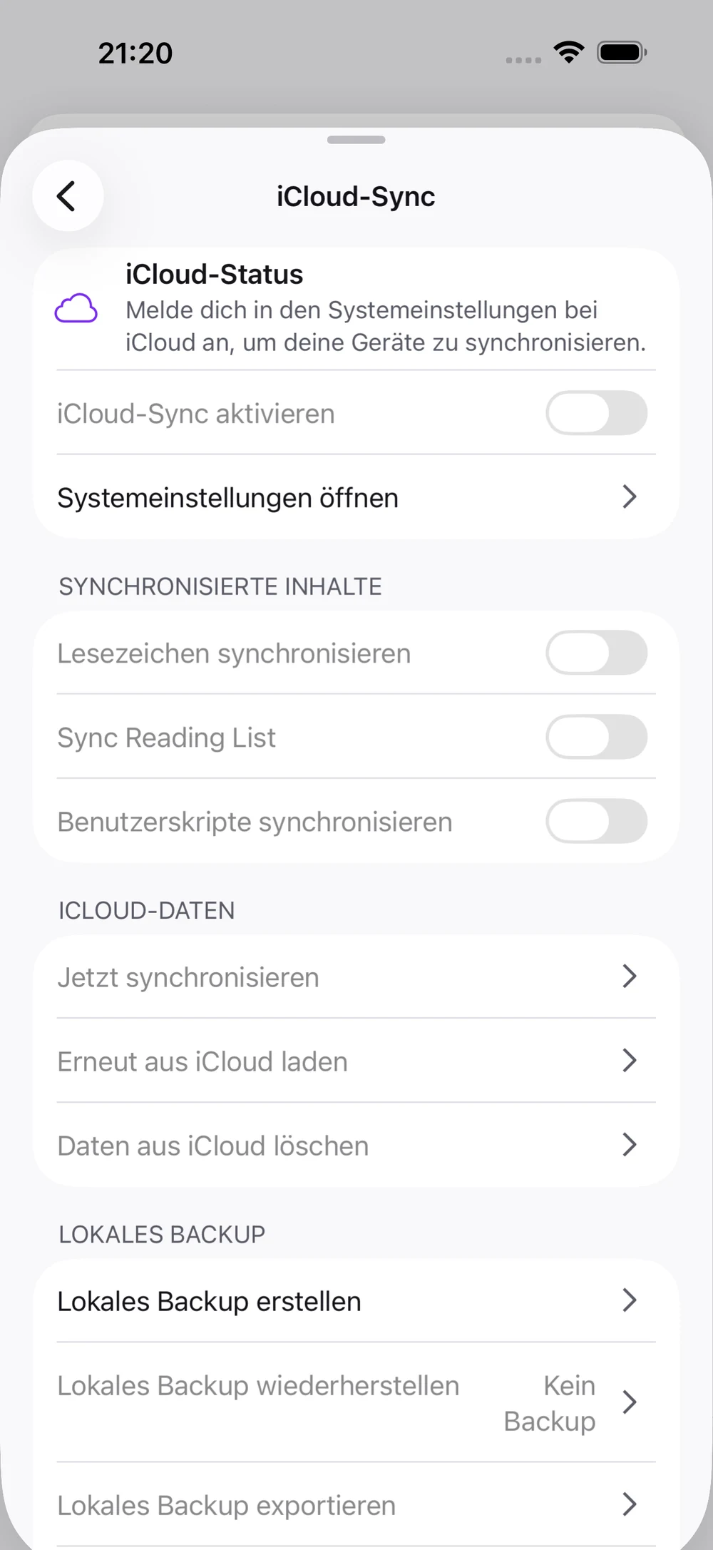 Anderes Gerät. Dein vertrautes Web.