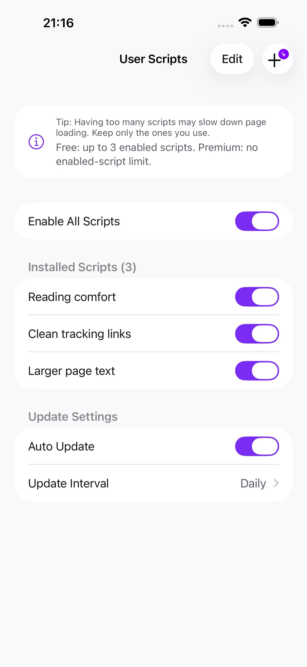 Pivit · Scripts