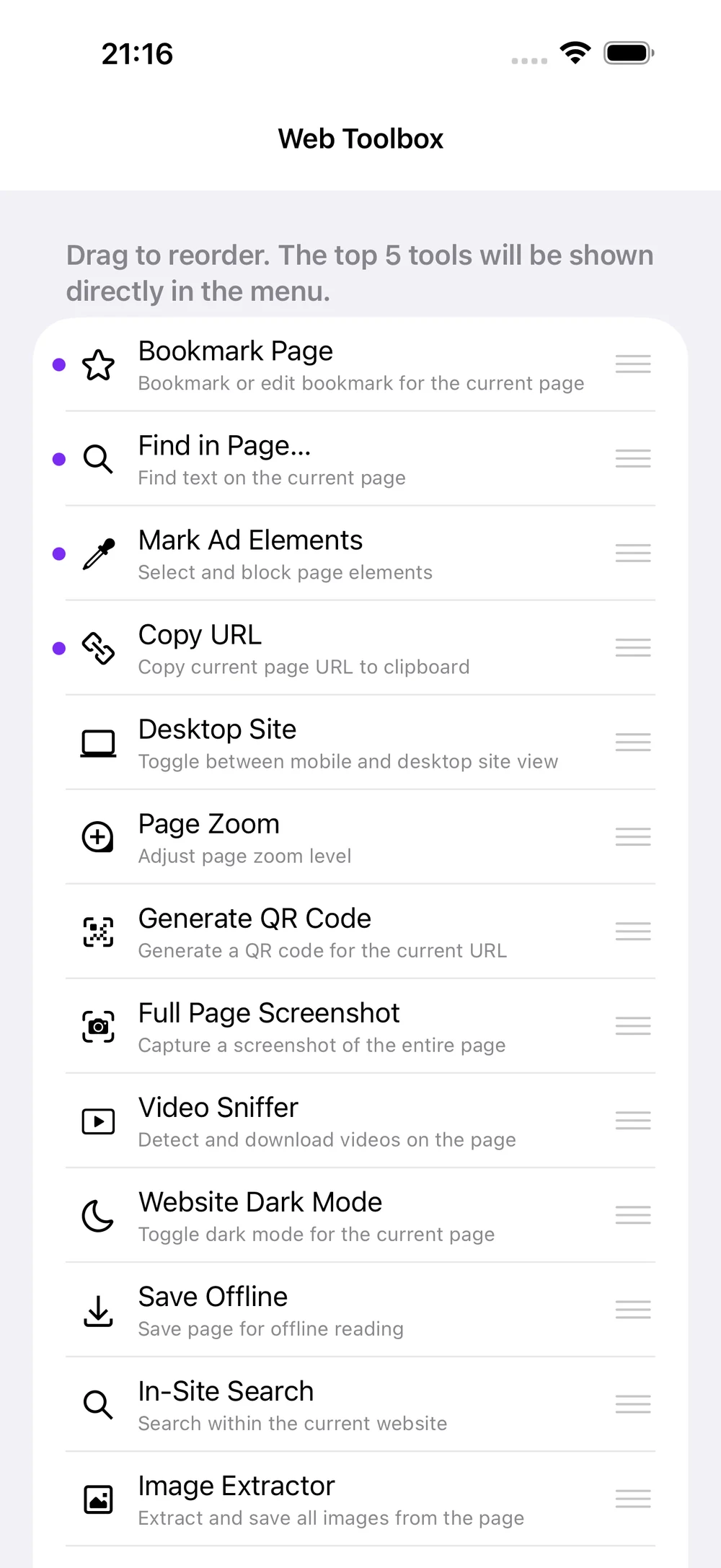 Pivit · Tools