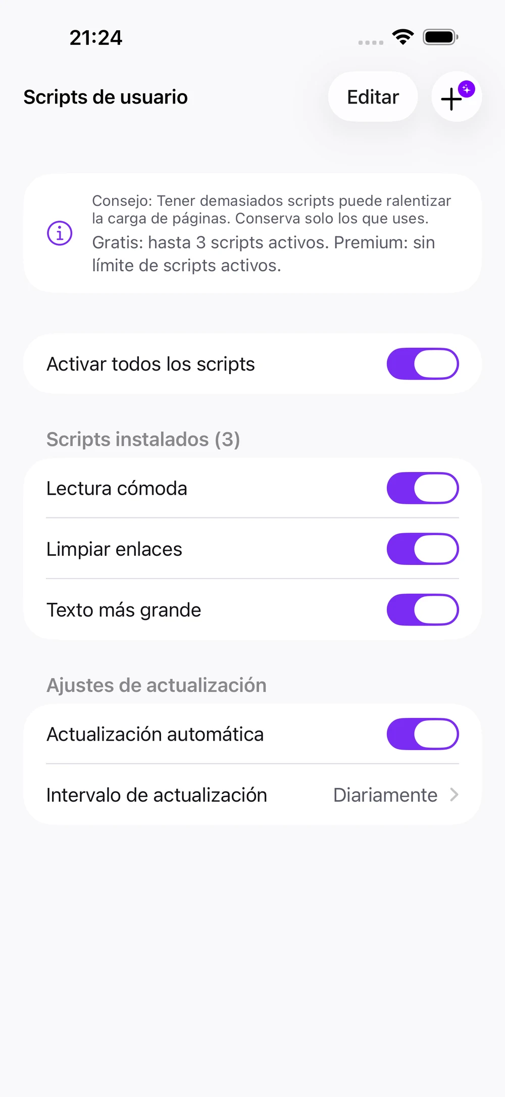Tus sitios. A tu manera.