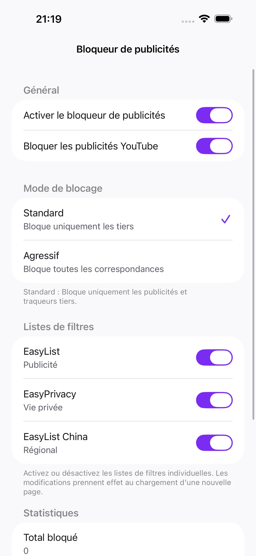 Moins de bruit. Plus de ce que vous aimez.
