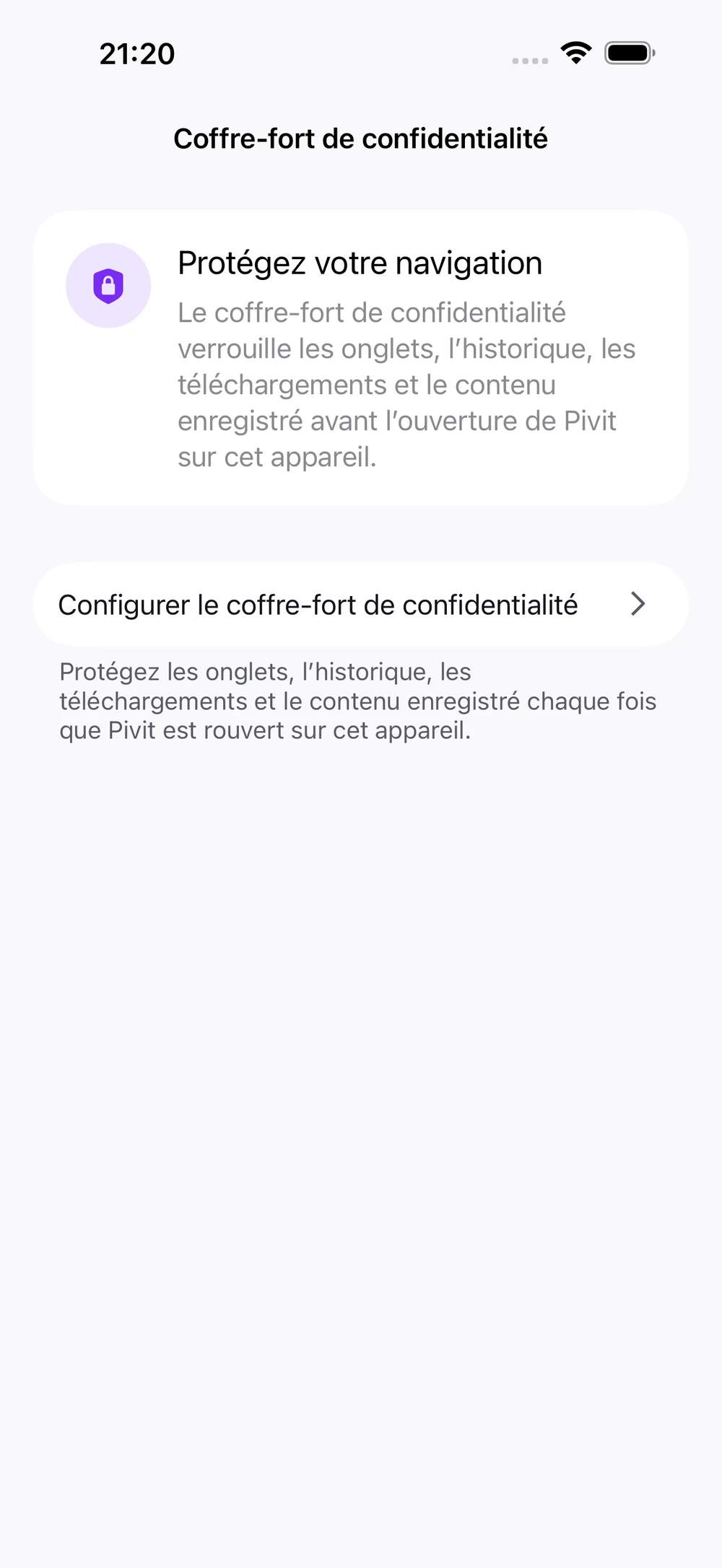 Le personnel reste personnel.
