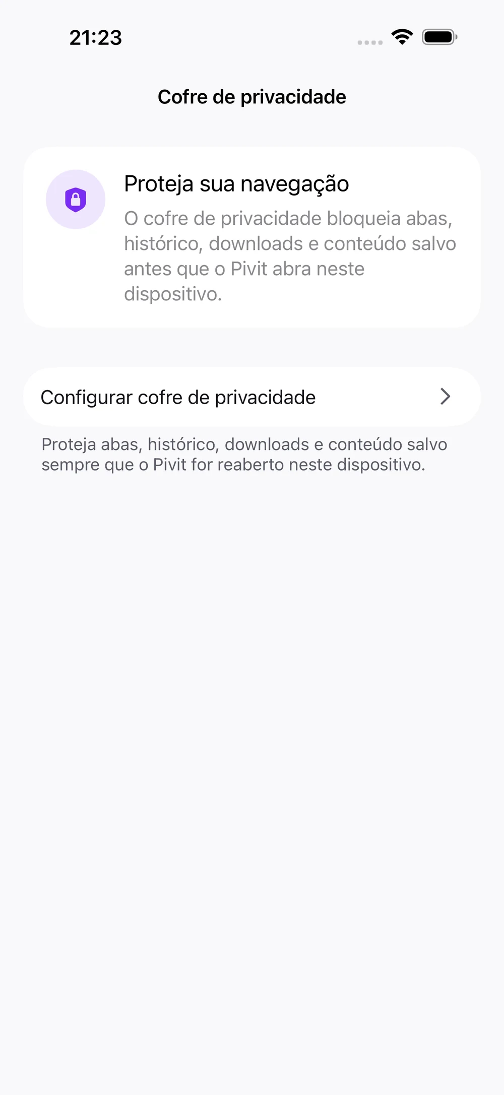 O pessoal fica com você.